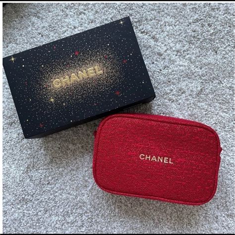 chanel star pouch|chanel cosmetic pouch price.